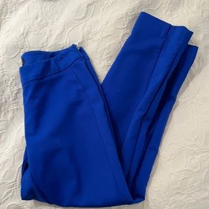 Ellen Tracy Slim Fit Cobalt Blue Pants